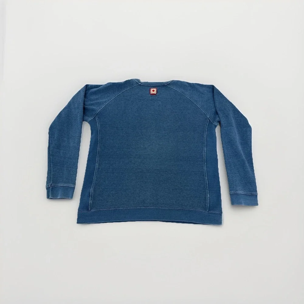 Visvim Indigo Artisan Crewneck Sweatshirt Natural Dye Japan Pullover Size 4 - Picture 9 of 16